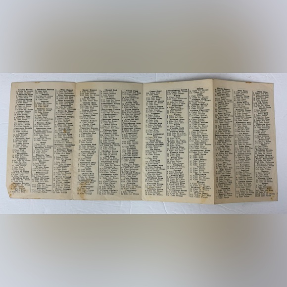 Vtg 1920s - 1940s Sunset Soap Dyes Color Pamphlet  Mt Vernon New York USA - Picture 3 of 4